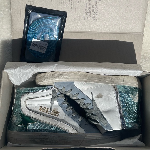 GGDB teal croc slides - Picture 16 of 16